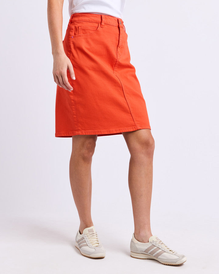 Belle Skirt | Tangerine