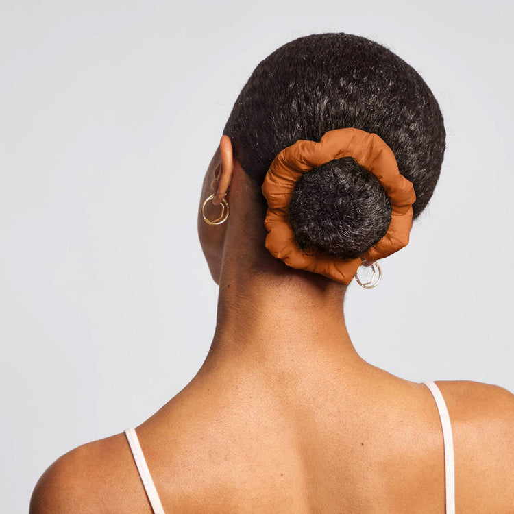 Recycled Fabric Cloud Scrunchies 3pc Set - Sedona