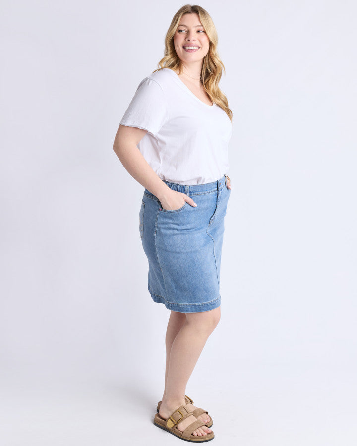 Birdie Denim Skirt