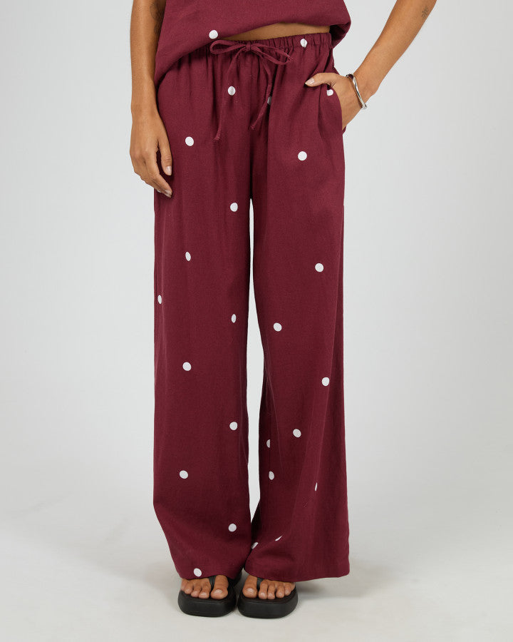 Bordeaux Pant