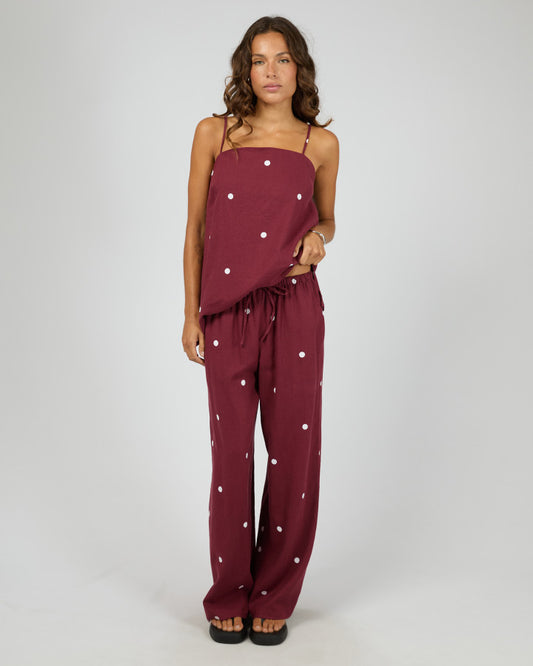 Bordeaux Pant