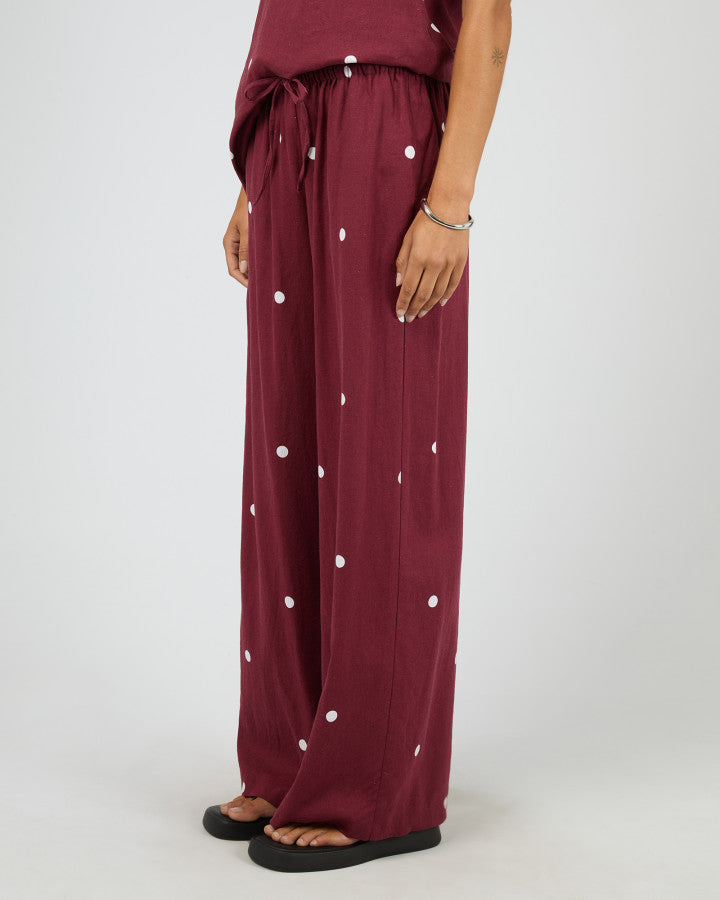 Bordeaux Pant