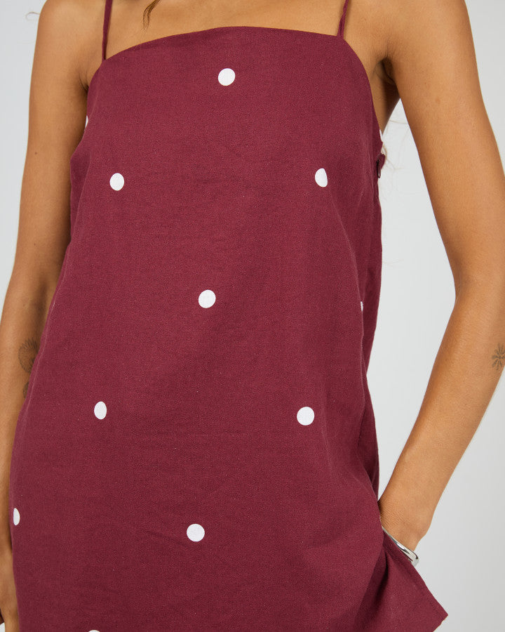 Bordeaux Tunic Top