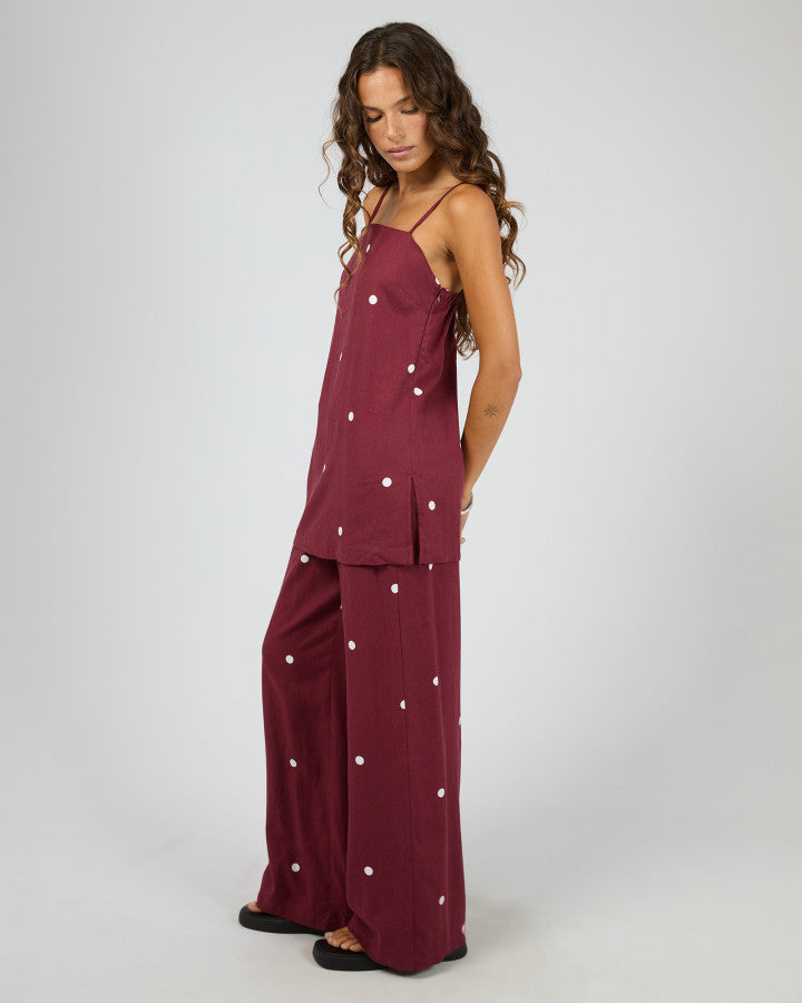 Bordeaux Tunic Top