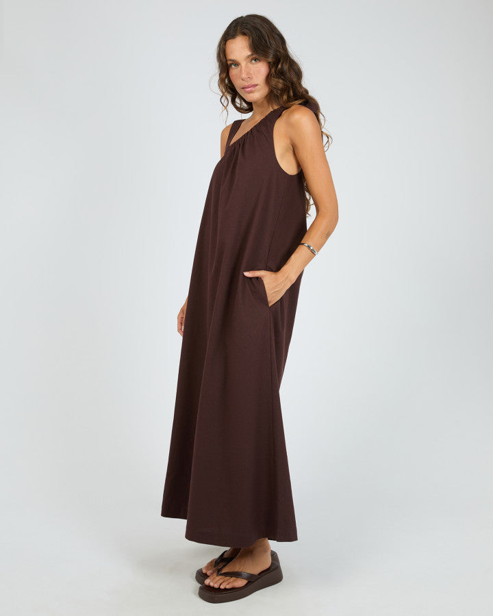 Bowie Tie Maxi Dress