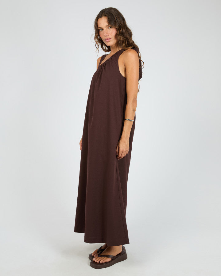 Bowie Tie Maxi Dress