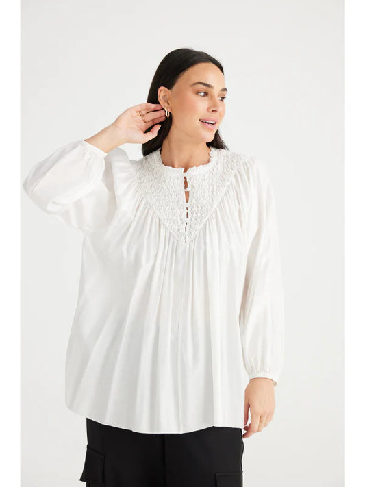 Picadilly Top | White