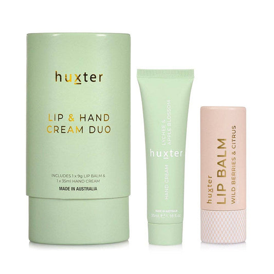 Lip & Hand Cream Duo - Green - Lychee & Apple Blossom