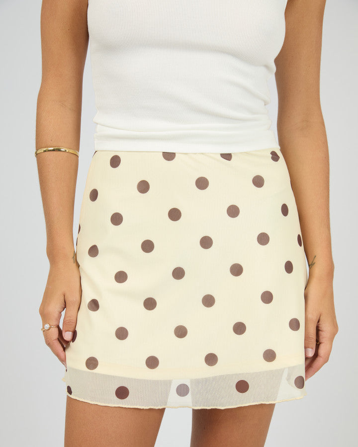 Cali Mini Skirt | Yellow