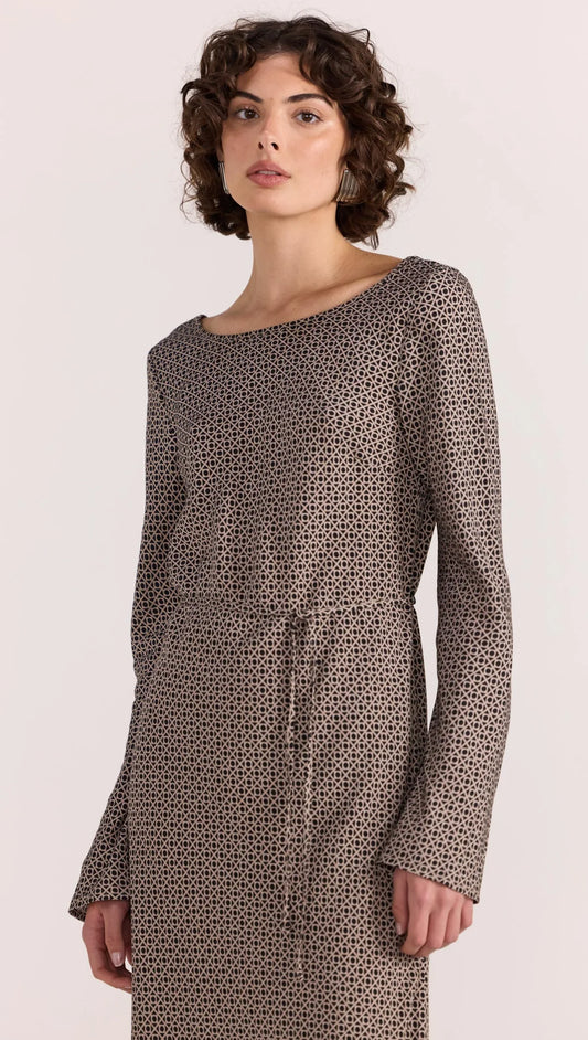 Calla Bias Midi Dress
