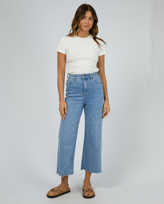 Charlie High Rise Wide Leg | Heritage Blue