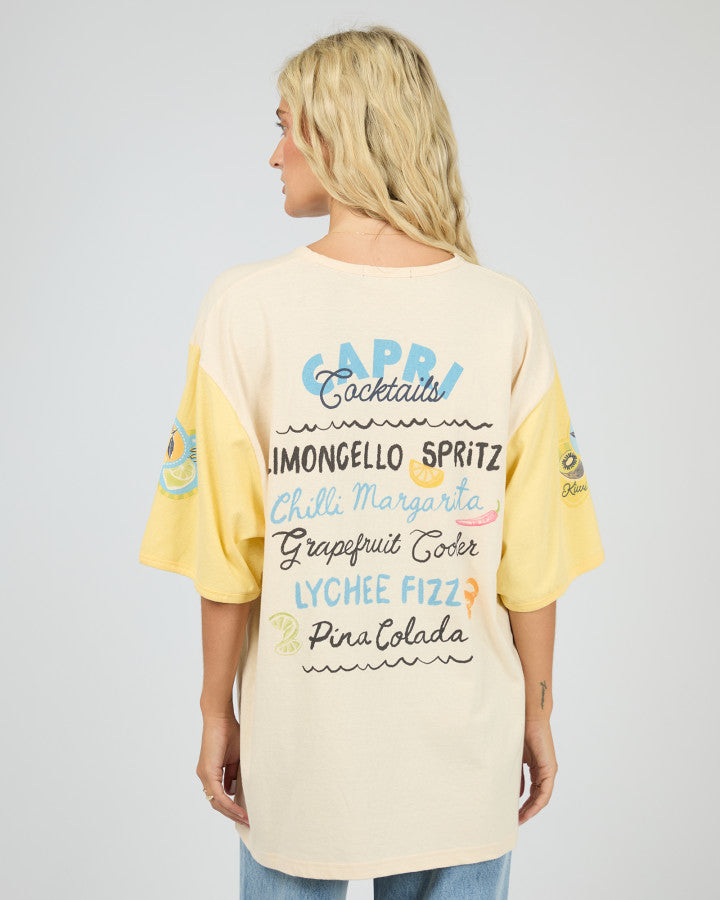 Club Capri Oversized Tee