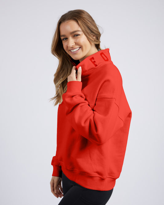 College Zip Crew | Red