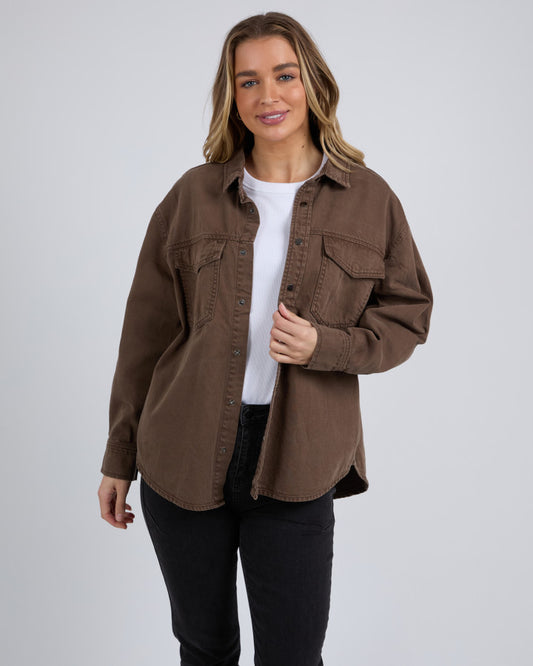Daisy Overshirt | Chocolate