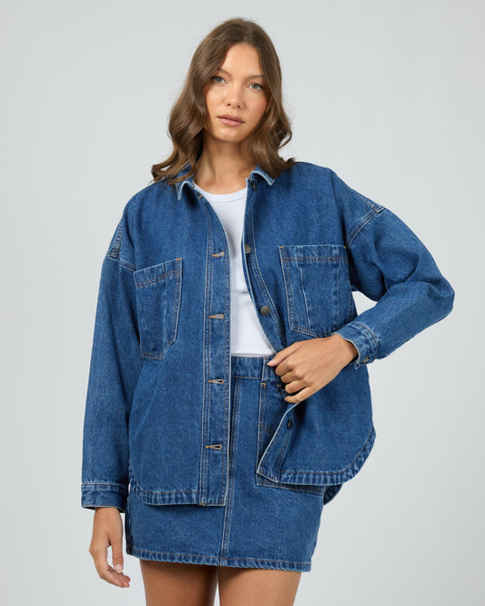 Dale Shacket | Denim