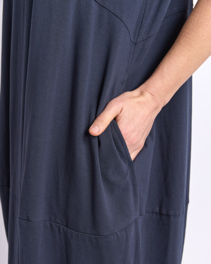 Diana SS Dress | Navy