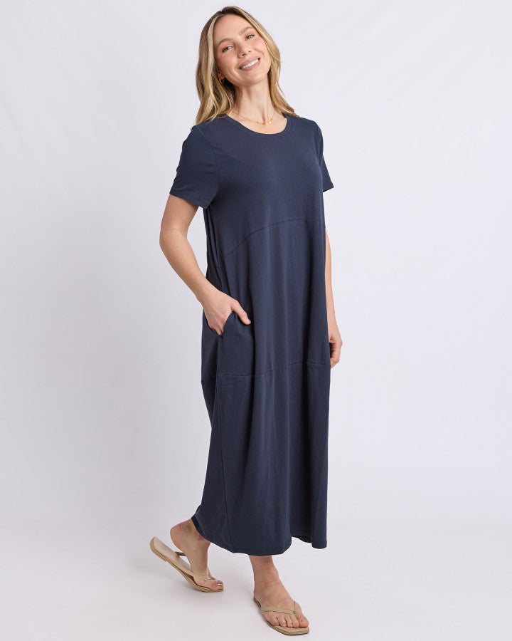 Diana SS Dress | Navy