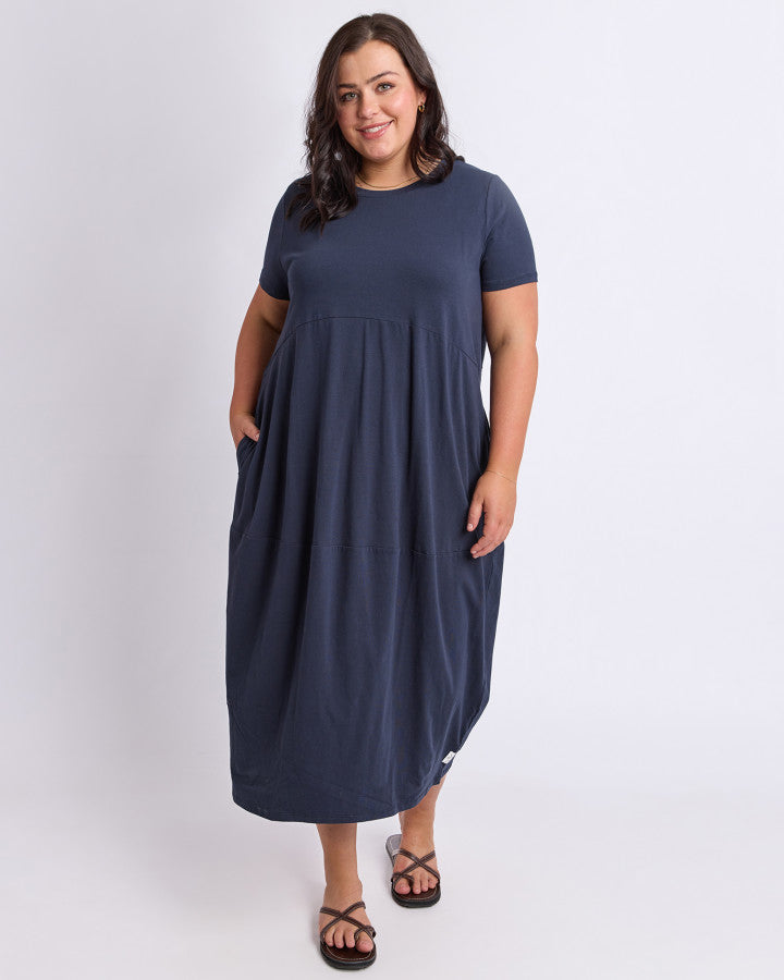 Diana SS Dress | Navy