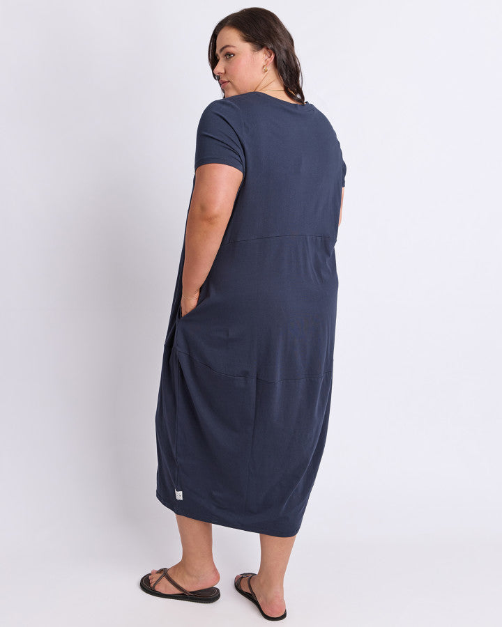 Diana SS Dress | Navy