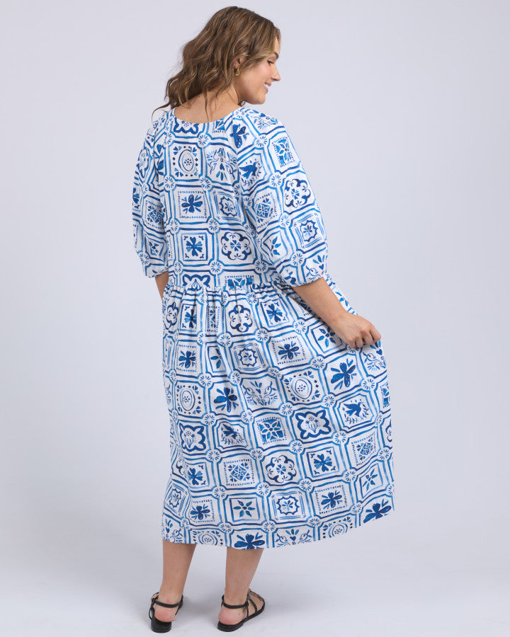 Dolce Tile Midi Dress