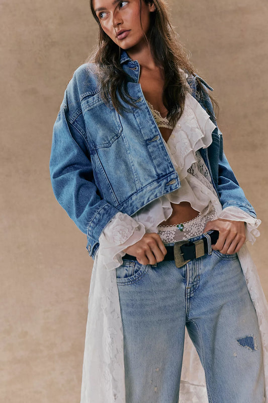 We The Free Opal Swing Denim Jacket | Cowboy Romance