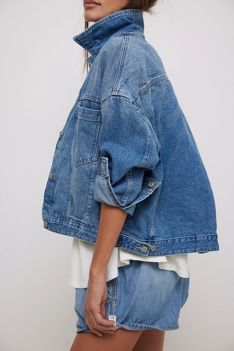 We The Free Opal Swing Denim Jacket | Cowboy Romance