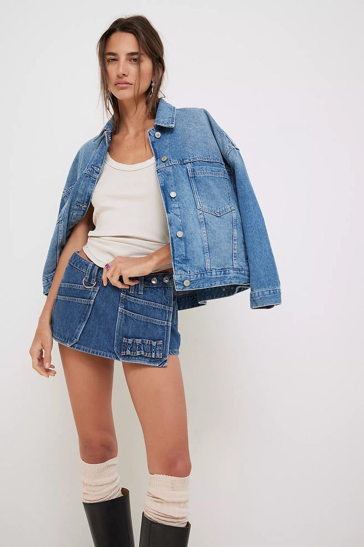 We The Free Opal Swing Denim Jacket | Cowboy Romance