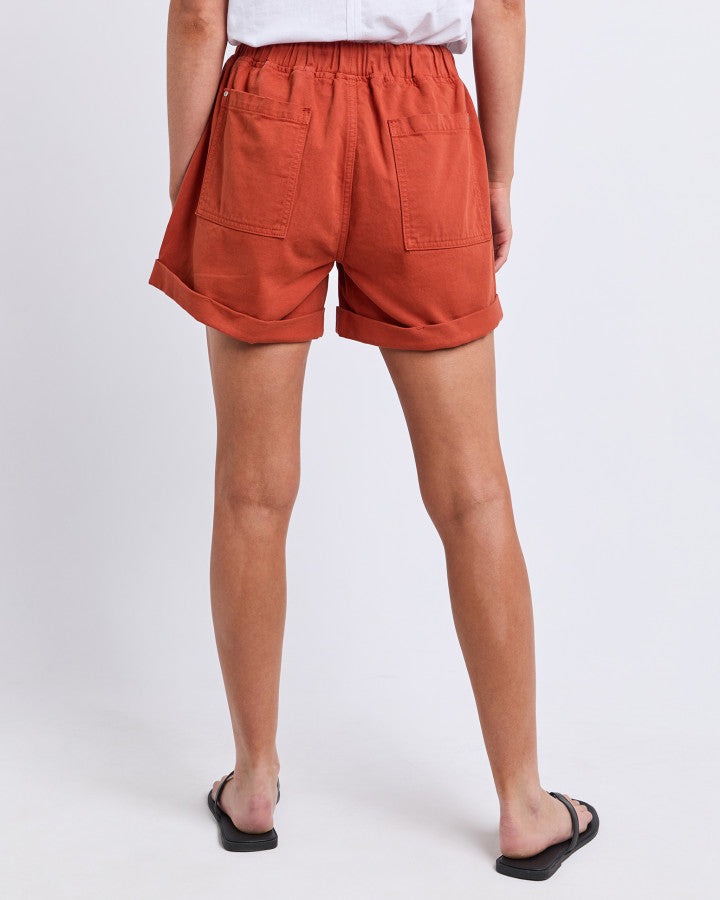Emma Relaxed Short | Earth Brown