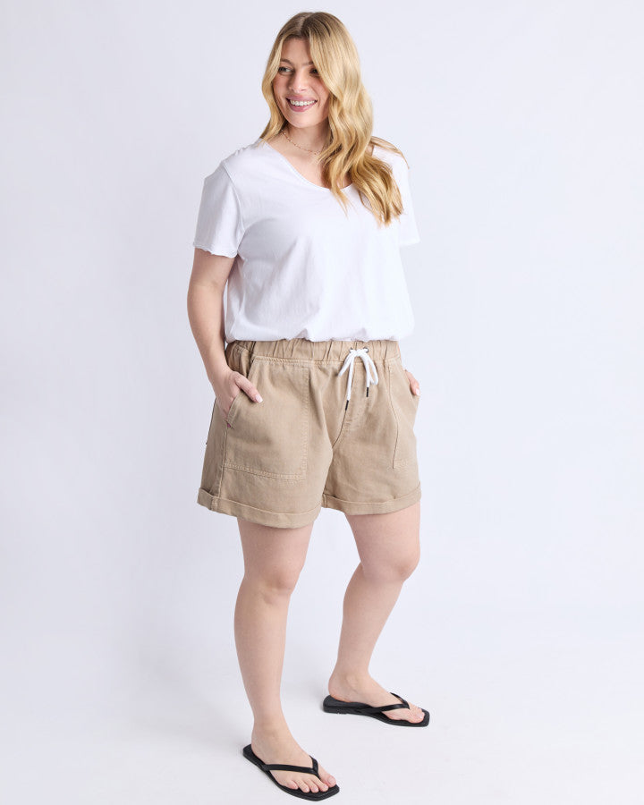 Emma Relaxed Short | Latte