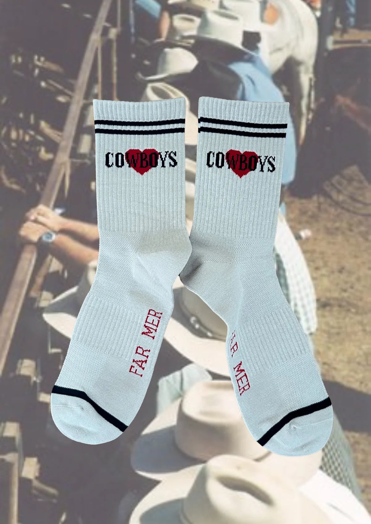 Love Cowboy Boot Socks