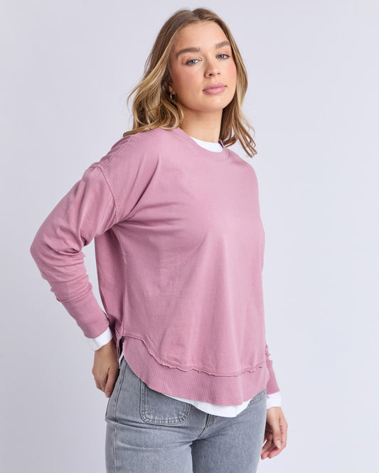 Farrah Long Sleeve | Dusty Rose