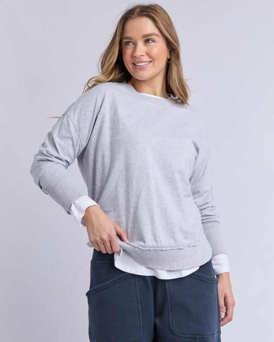 Farrah Long Sleeve | Grey Marle