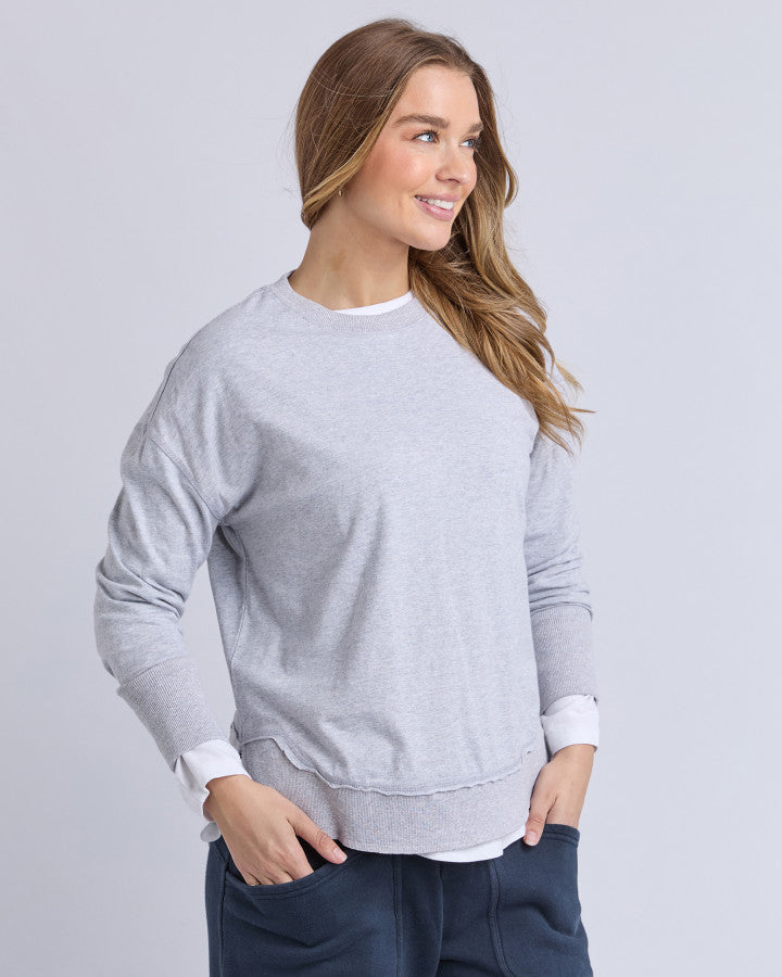 Farrah Long Sleeve | Grey Marle