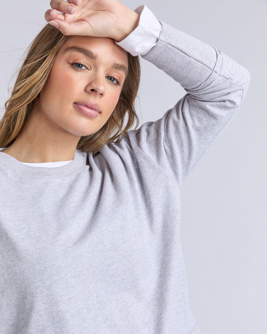Farrah Long Sleeve | Grey Marle