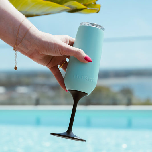 Huski Champagne Flute - Turquoise (Limited Release)