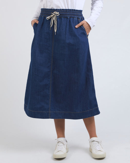Greta Denim Skirt