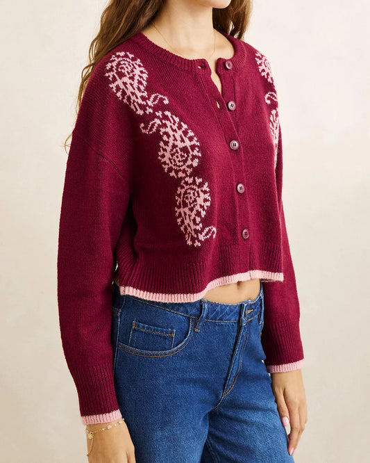 Sandy Crop Cardigan