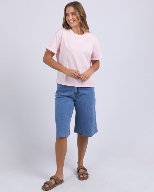 Huntleigh Oversize Tee | Pink