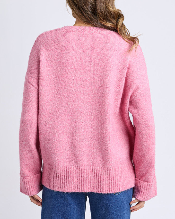 Intersia Heart Knit