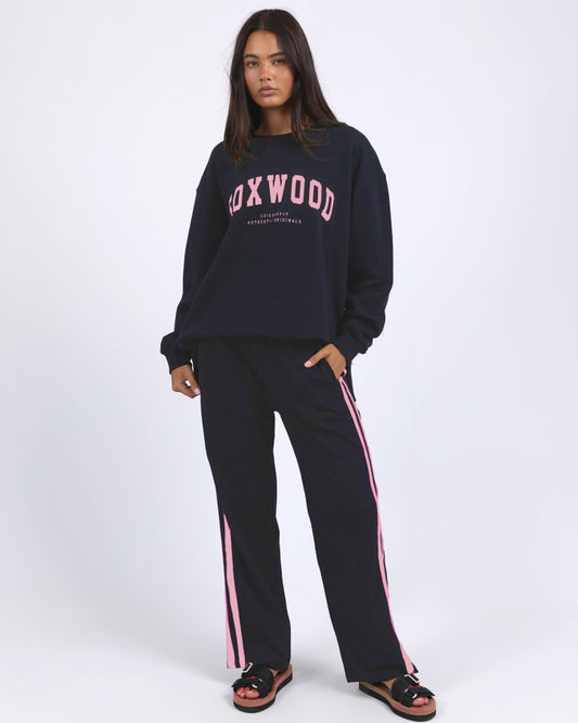 Interval Crew | Navy With Neon Pink