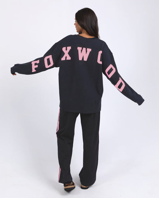 Interval Crew | Navy With Neon Pink