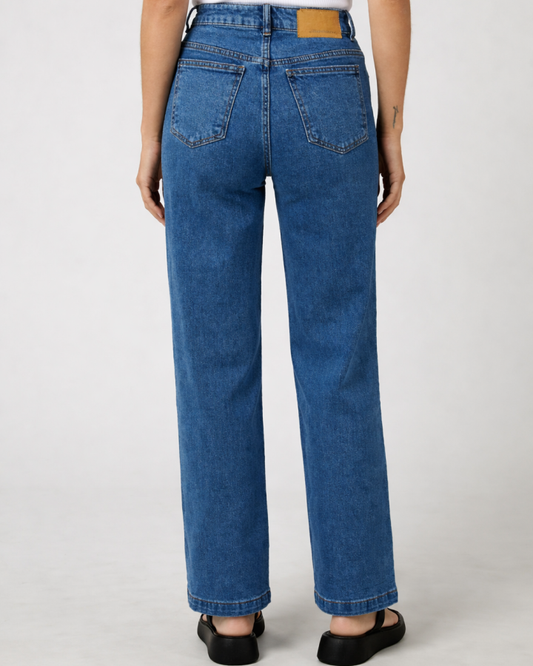 Jacqui Wide Leg Jean Petite | Denim