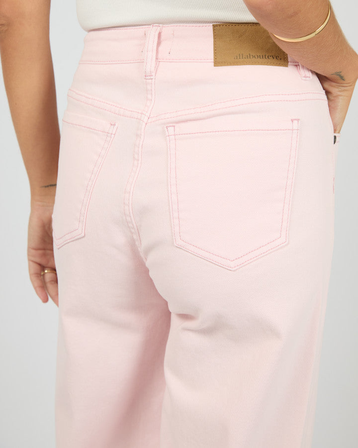Jacqui Wide Leg Jean | Pink
