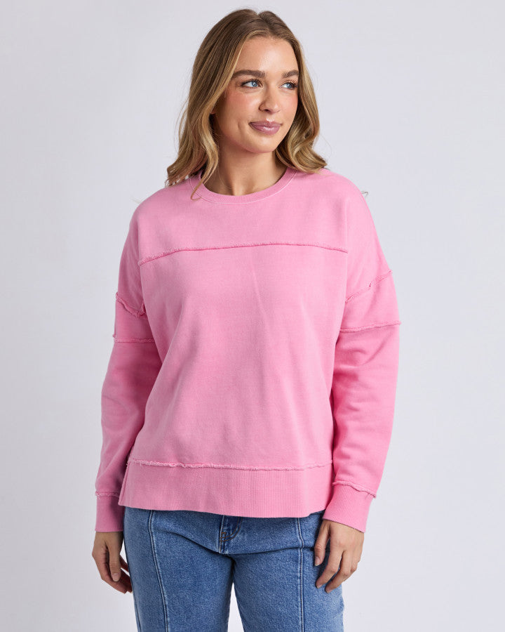 Jayne Throw On Fleece | Rose