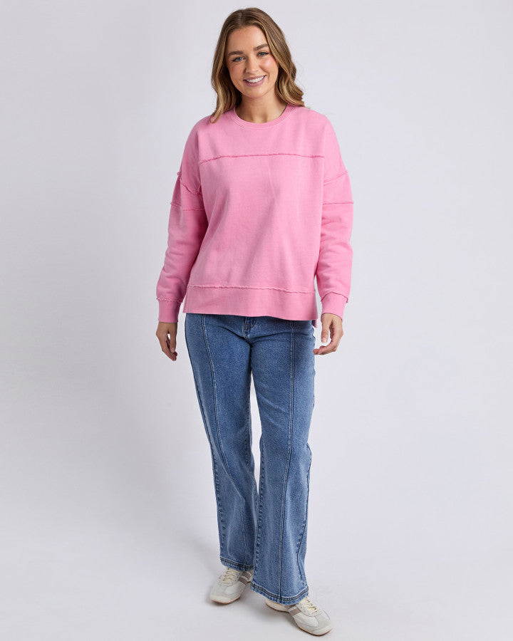 Jayne Throw On Fleece | Rose