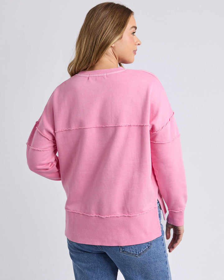 Jayne Throw On Fleece | Rose