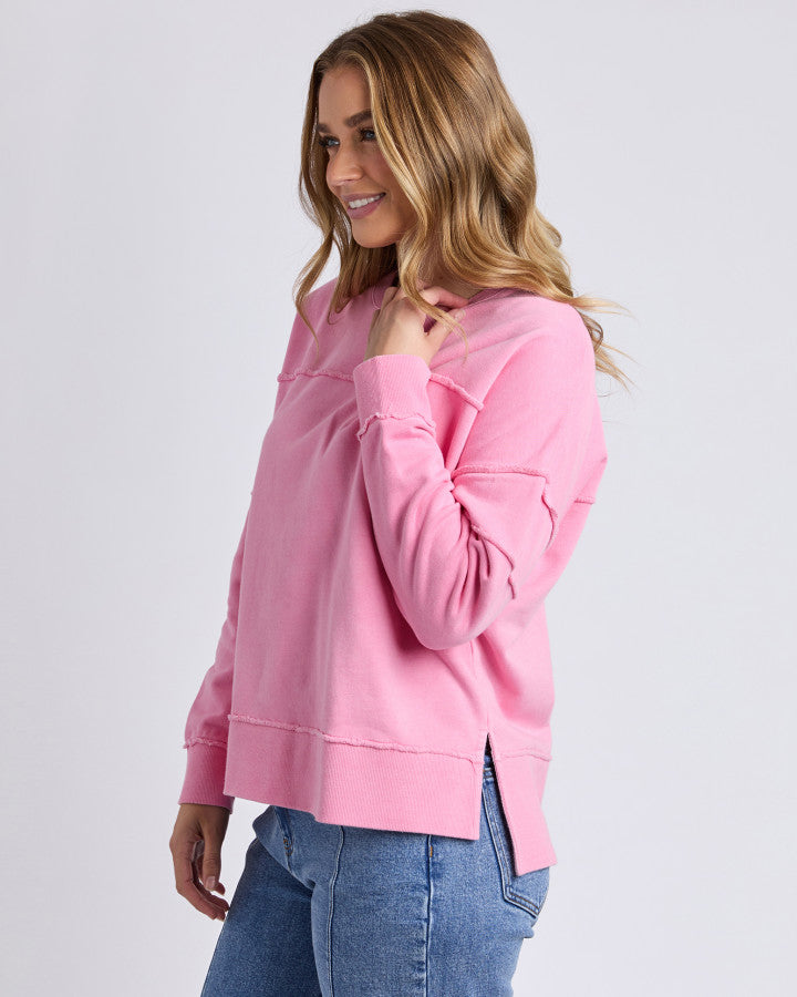 Jayne Throw On Fleece | Rose