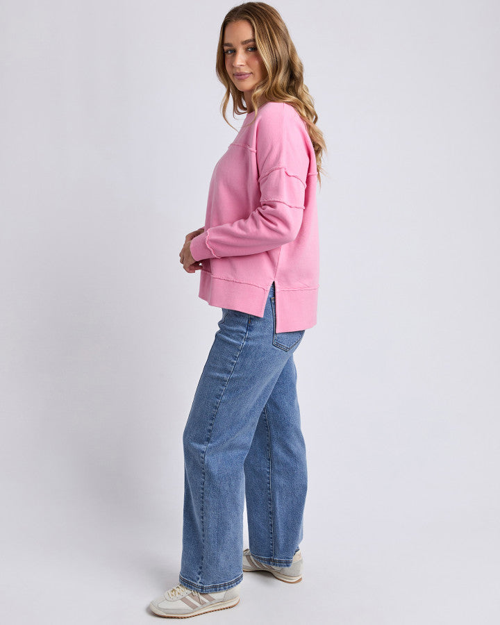 Jayne Throw On Fleece | Rose
