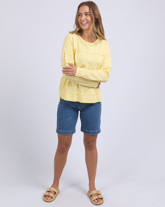 Jayne Throw On Top | Lemon