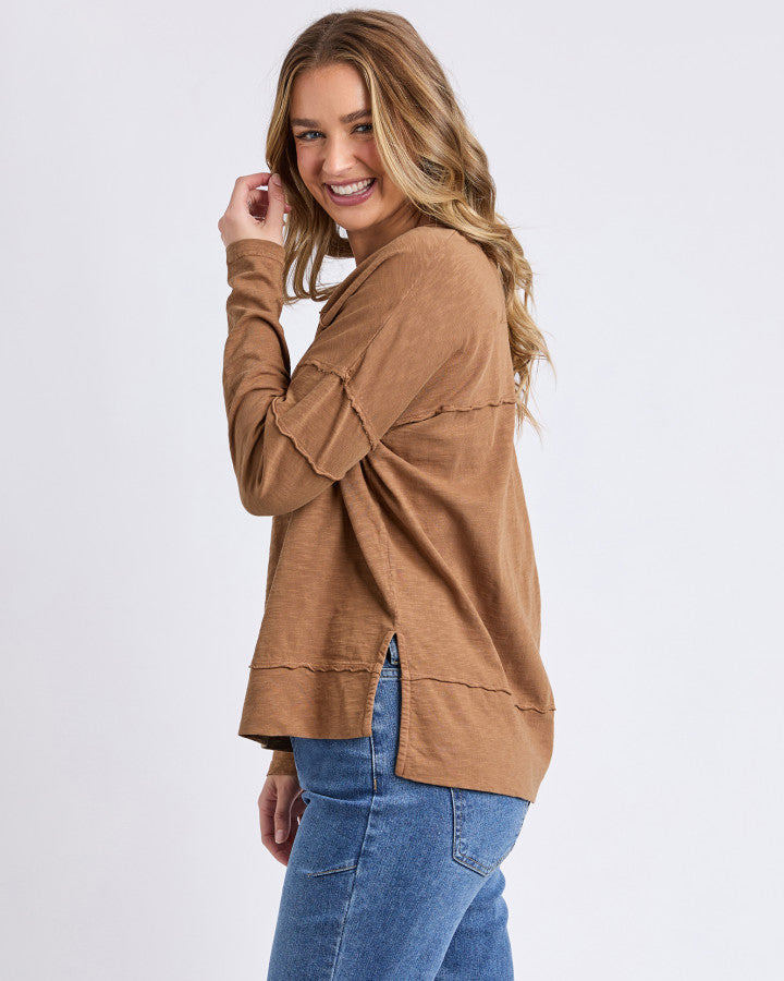 Jayne Throw On Top | Toasted Coconut